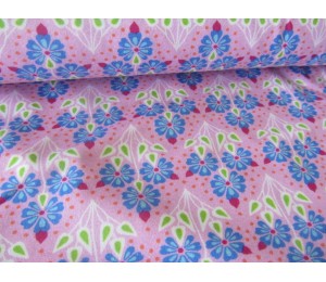 Jersey Flora klein rosa von Swafing